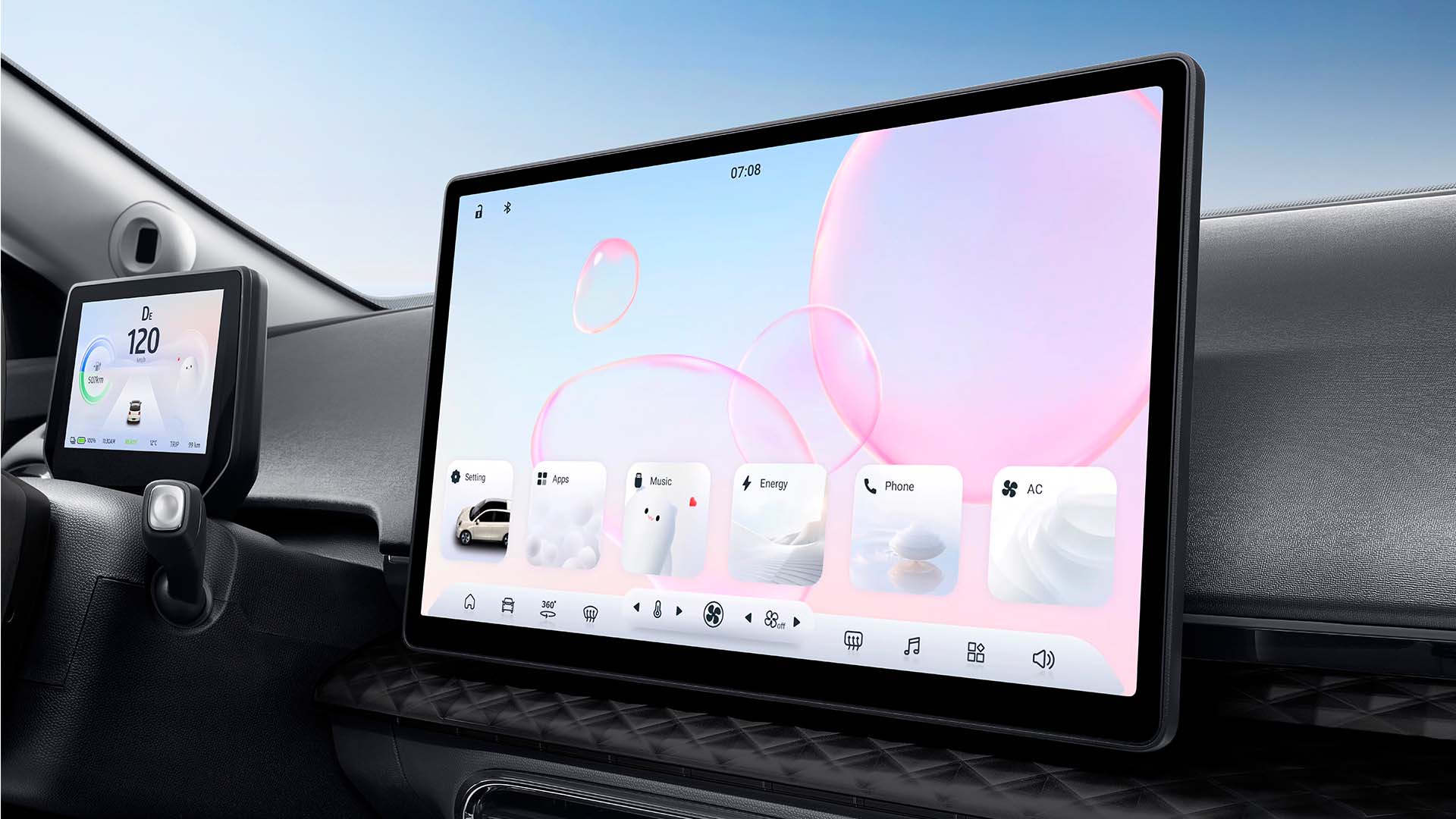 Pantalla Multimedia de 12.8" 