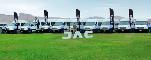 ENTREGAMOS FLOTA DE JAC SUNRAYS A NUESTRO CLIENTE BUSSER S.A.C.